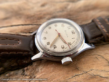 Load image into Gallery viewer, Bulova Original Silver Dial with Applied Numbers, Detailed Second Ticks & Red Sweep Second Hand, Manual, 31mm