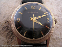 Load image into Gallery viewer, Caravelle (Bulova) All Original Black Dial Spendor - Signed 5X, Manual, 33.5mm