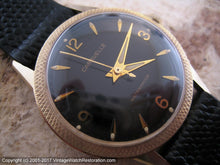 Load image into Gallery viewer, Caravelle (Bulova) All Original Black Dial Spendor - Signed 5X, Manual, 33.5mm