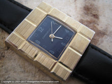 Load image into Gallery viewer, Caravelle '68 Chic Hefty Square Case with Blue Dial, Manual, 33.5x38mm