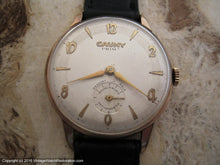 Load image into Gallery viewer, Cauny Prima Rose Gold with Art Deco Style Numbers, Manual, Huge 36mm