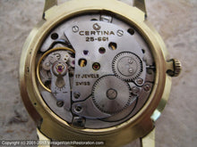 Load image into Gallery viewer, Certina 'Certidate' Golden Dial, Manual, 34mm