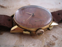Load image into Gallery viewer, Charles Nicolet Tramelan Brownish-Copper Chrono Dial, Manual, Huge 37mm