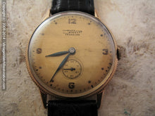 Load image into Gallery viewer, Charles Nicolet Tramelan 18K Gold with Coin Edge Style Bezel, Manual, Very Large 35mm