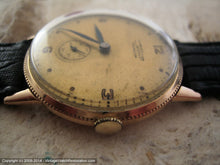 Load image into Gallery viewer, Charles Nicolet Tramelan 18K Gold with Coin Edge Style Bezel, Manual, Very Large 35mm