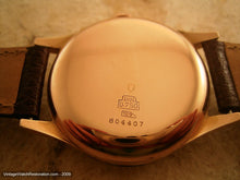 Load image into Gallery viewer, Original 18K Rose Gold Chronograph Suisse, Manual, Very Large 37mm