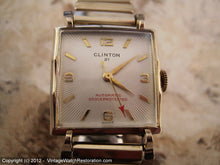 Load image into Gallery viewer, Sunburst Clinton 21 Square Dial Gem, Automatic, 26x36.5mm