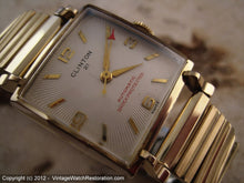 Load image into Gallery viewer, Sunburst Clinton 21 Square Dial Gem, Automatic, 26x36.5mm