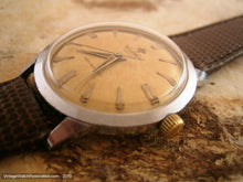 Load image into Gallery viewer, Cortebert Sport with Original Aged Parchment Dial, Manual, Large 35mm