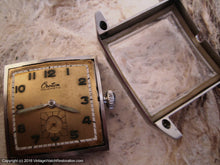 Load image into Gallery viewer, Hefty Square Croton Aquamatic with Copper Dial, Automatic, 30x30mm