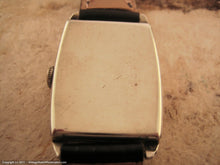 Load image into Gallery viewer, Cyma Art Nouveau Style Numbered Dial on Early Tank-Shaped Case, Manual, 27x32mm