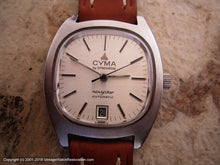 Load image into Gallery viewer, CYMA Synchron 'Navystar' with Date (OC), Automatic, 35x41mm