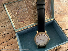 Load image into Gallery viewer, Certina Pearl Light Patina Dial in Rare Pin Cushion Bezel Case with Original Certina Box, Manual, 37mm