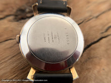 Load image into Gallery viewer, Certina Pearl Light Patina Dial in Rare Pin Cushion Bezel Case with Original Certina Box, Manual, 37mm