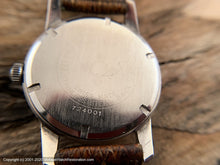 Load image into Gallery viewer, Cortebert 'Youngster' Silver Dial with Squared off Markers and Hands, with Original Box, Manual, 34.5mm