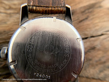 Load image into Gallery viewer, Cortebert 'Youngster' Silver Dial with Squared off Markers and Hands, with Original Box, Manual, 34.5mm