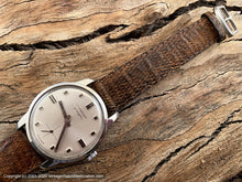 Load image into Gallery viewer, Cortebert 'Youngster' Silver Dial with Squared off Markers and Hands, with Original Box, Manual, 34.5mm