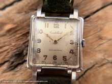 Load image into Gallery viewer, Cortebert 'Perseo' Large Round Square Dial, Manual, 30.5x30.5mm