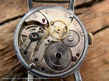 Load image into Gallery viewer, Cortebert from 1940s with Stellar Rust-Coppery Two-Tone Dial, Manual, Large 35mm