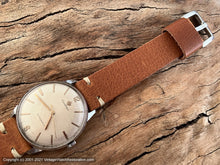 Load image into Gallery viewer, Cortébert with Warm Creamy Dial, Grand Prix, Manual, Large 35mm