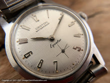 Load image into Gallery viewer, Croton' Equator', Original Textured Linen Dial with Golden Numerals, Manual, 30mm