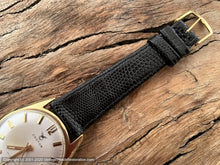 Load image into Gallery viewer, Croton Silver Pie Pan Dial, Gold Markers, Date, Automatic, Large 34.5mm