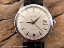 Load image into Gallery viewer, Croton 'Aquadatic', Original Snow White Dial with Date, Automatic, 33.5mm