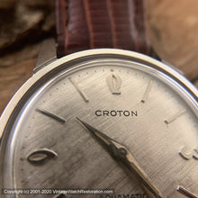 Load image into Gallery viewer, Croton 'Aquamatic' Deco Number Textured Dial, Manaul, 32.5mm