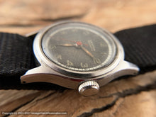 Load image into Gallery viewer, Croton 'Aquamatic' Two Tone Black & White Dial Military Era, Automatic, 29.5mm