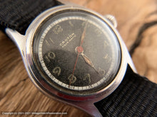 Load image into Gallery viewer, Croton 'Aquamatic' Two Tone Black & White Dial Military Era, Automatic, 29.5mm
