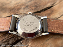 Load image into Gallery viewer, Croton 'Aquamatic' with Perfect Silver Dial and Fab Lumed Hands, Bumper Automatic, 30.5mm