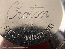 Load image into Gallery viewer, Croton 'Aquamatic' with Perfect Silver Dial and Fab Lumed Hands, Bumper Automatic, 30.5mm
