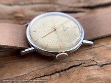 Load image into Gallery viewer, Cyma Tavannes Light Mustard Dial with Fine Gold Hour Markers, Manual, 34mm