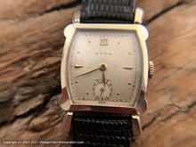 Load image into Gallery viewer, Cyma Ivory Dial with Art Deco Tonneau Case, 25x38.5mm