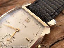 Load image into Gallery viewer, Cyma Ivory Dial with Art Deco Tonneau Case, 25x38.5mm