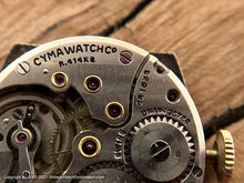 Load image into Gallery viewer, Cyma Ivory Dial with Art Deco Tonneau Case, 25x38.5mm