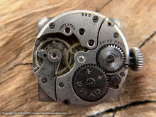 Load image into Gallery viewer, Cyma Original Roman Dial with Great Patina, Square Case, Manual, 25.5x25.5mm