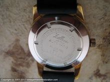 Load image into Gallery viewer, Beautiful Soft Golden Dial Delbana, Automatic, Large 34mm