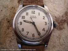 Load image into Gallery viewer, WWII Era Doxa with Military Style Dial, Manual, 32mm