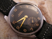 Load image into Gallery viewer, Doxa Black Military Style Dial with Black Pigskin Strap, Manual, 31mm