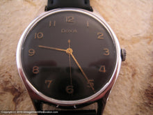 Load image into Gallery viewer, Military Style Black Dial Doxa, Manual, Huge 38mm