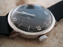 Load image into Gallery viewer, Driat (Wehrmachtswerk Movement) in Black Civilian Dial, Manual, Large 35.5mm