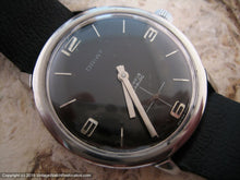 Load image into Gallery viewer, Driat (Wehrmachtswerk Movement) in Black Civilian Dial, Manual, Large 35.5mm