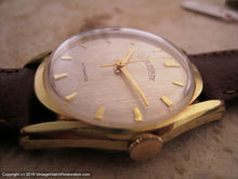 Load image into Gallery viewer, Textured Silver Dial Dufonte (Lucien Piccard) in an Unusual Case Design, Automatic, 33mm