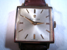 Load image into Gallery viewer, Election Square 18K Rose Gold, Manual, 26x26mm Square