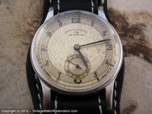 Load image into Gallery viewer, Early Military Style Election Chronometer with Two-Tone Parchment Dial, Manual, 32mm