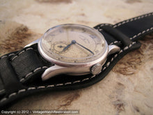 Load image into Gallery viewer, Early Military Style Election Chronometer with Two-Tone Parchment Dial, Manual, 32mm