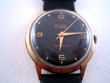 Load image into Gallery viewer, Elgin Black Dial Splendor, Automatic, Large 34mm
