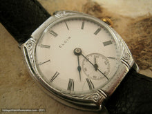 Load image into Gallery viewer, Early Elgin Porcelain Art Deco Tonneau, Manual, 32x38mm