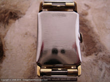 Load image into Gallery viewer, Elgin Silver Dial Rectangular Case with Copper Subdial, Manual, 21x37mm